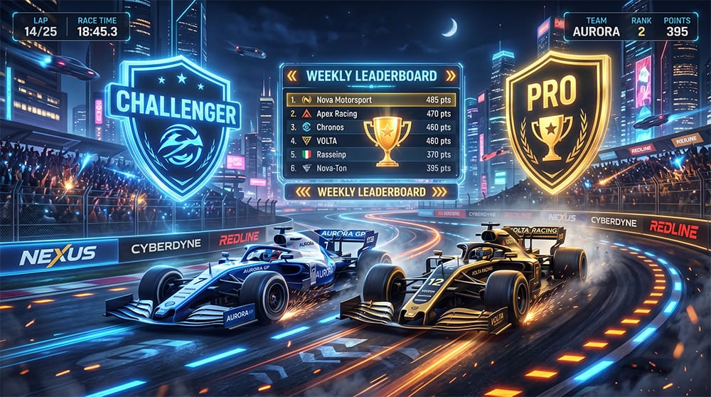 Обновление Race Manager 1.5.4: Профессиональные лиги и триумф в спринтах