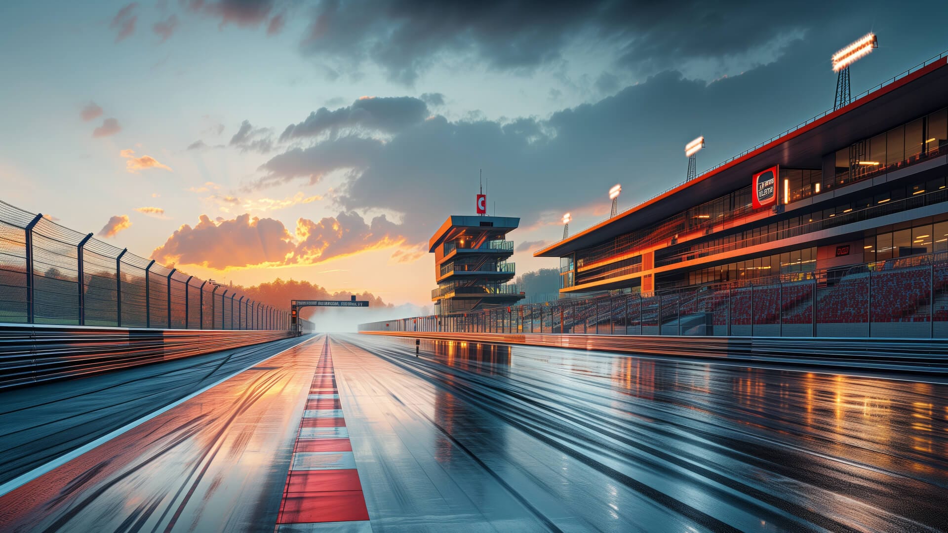 Race Track Background